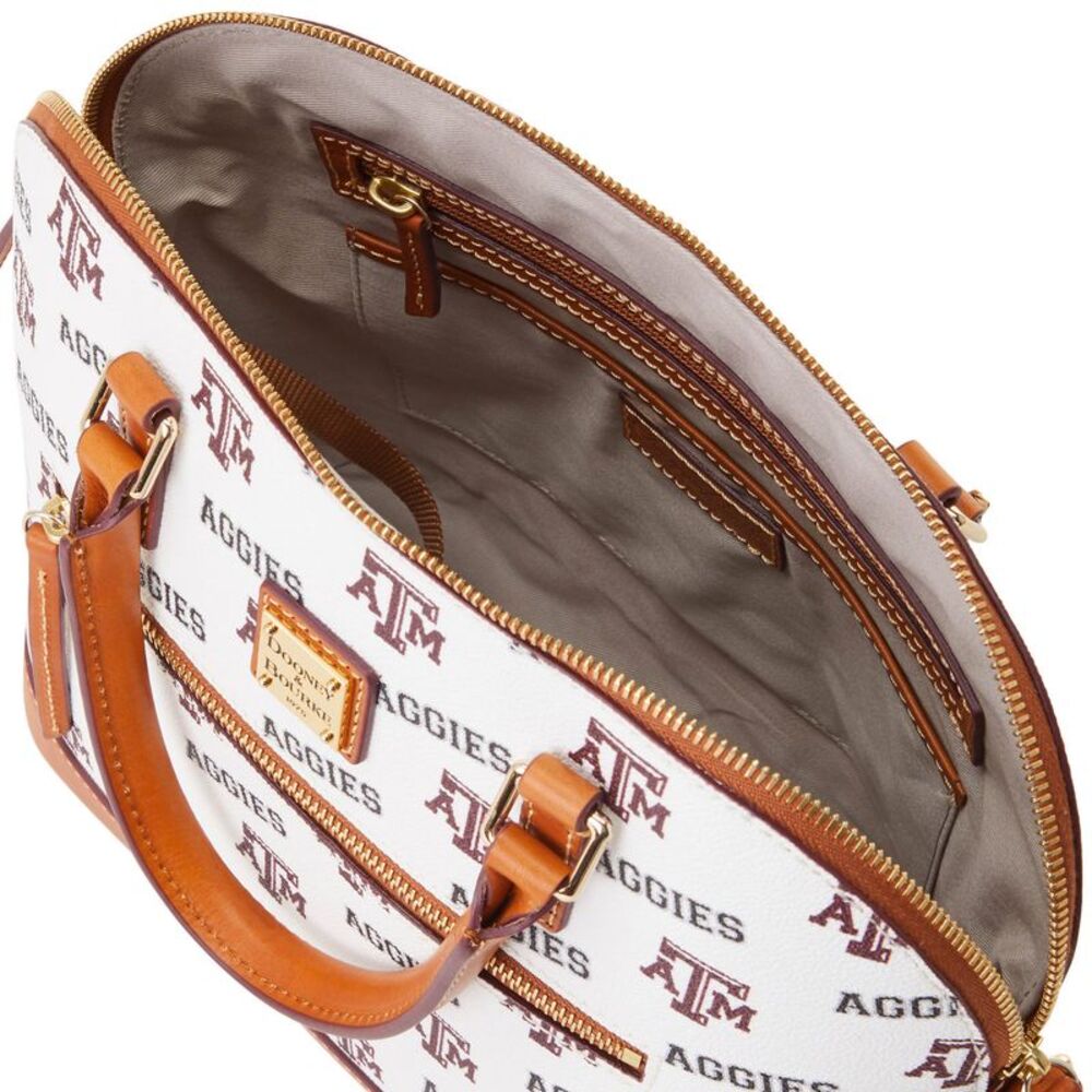 Dooney & Bourke Collegiate Texas Achr(38)M University Domed Zip - TEXAS A&M - Picture 3 of 4